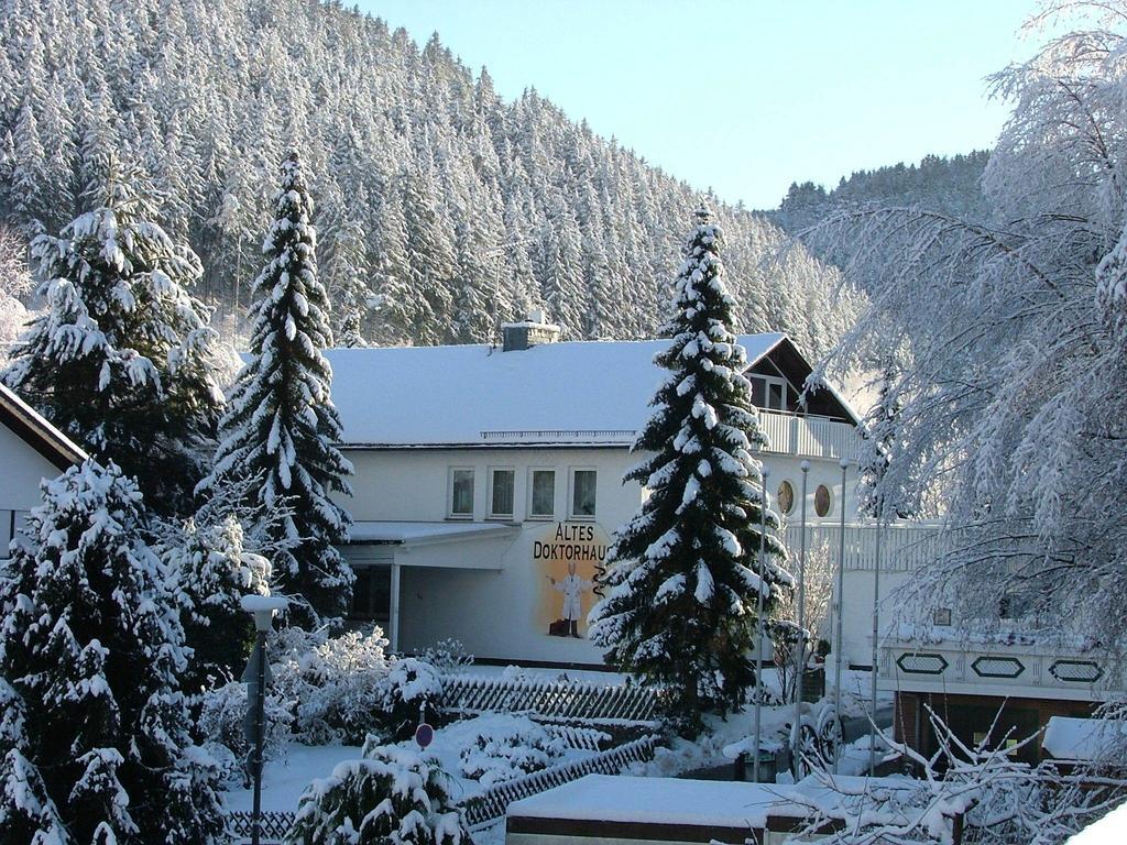 Altes Doktorhaus - Hotel Garni วิลลิงเงิน ภายนอก รูปภาพ